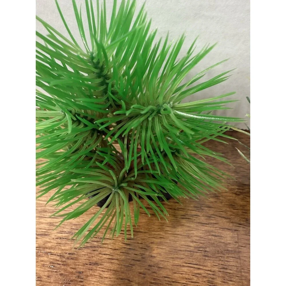 Lot Artificial Aquarium Plastic Plants & Flower Decor, Multicolor, Weighted